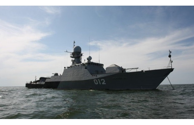 Морские бои на Каспие начали военные корабли ВМС Казахстана